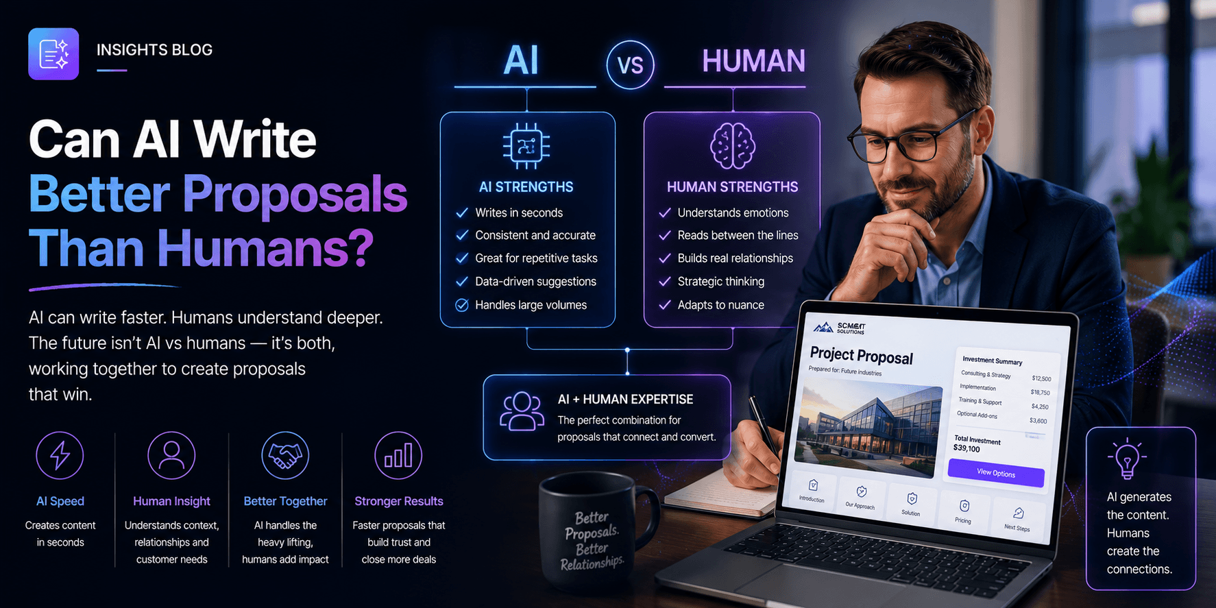 Can AI Write Better Proposals Than Humans?