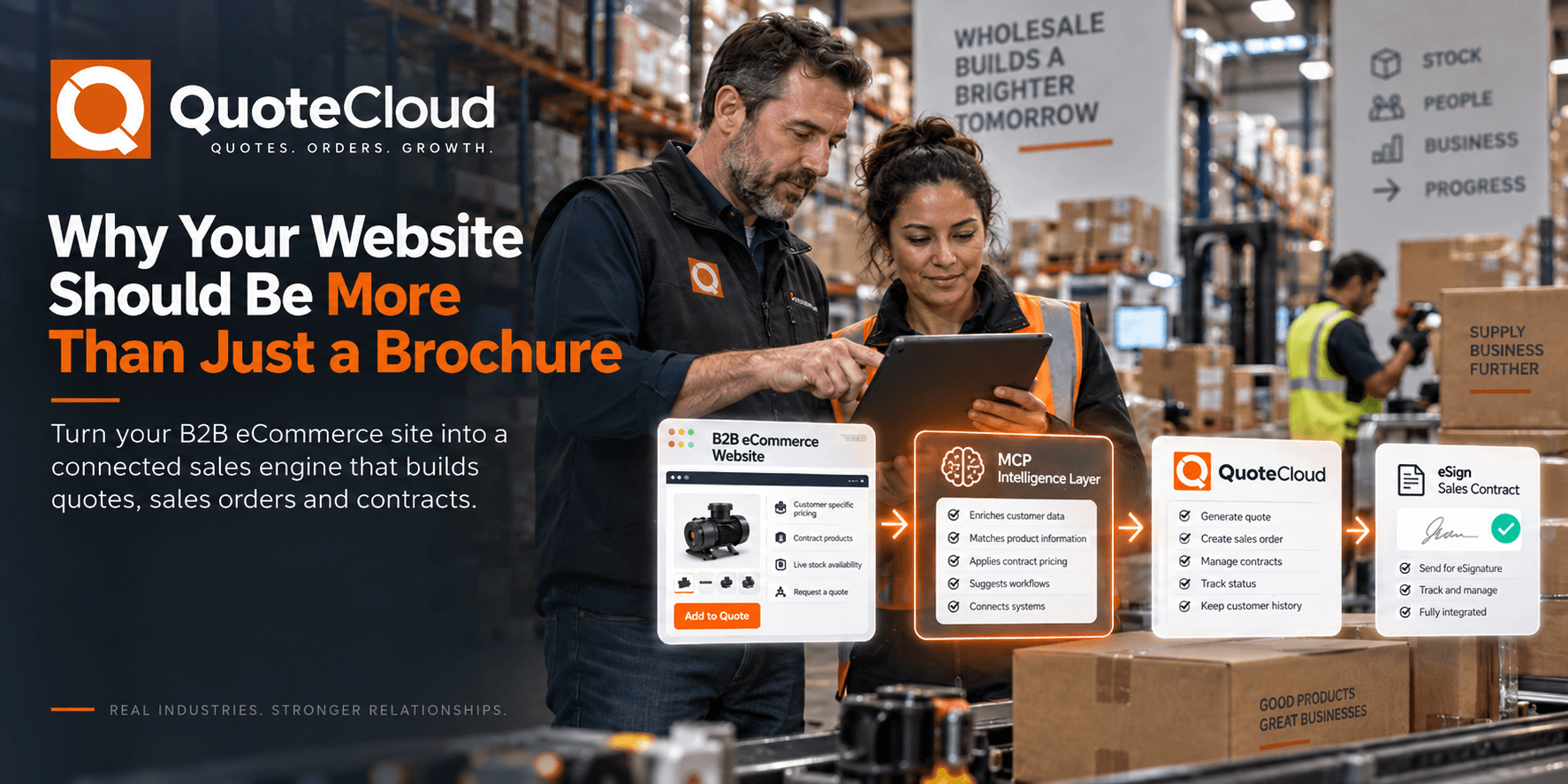 Why Your Website Should Be More Than Just a Brochure | e-Commerce | MCP | QuoteCloud