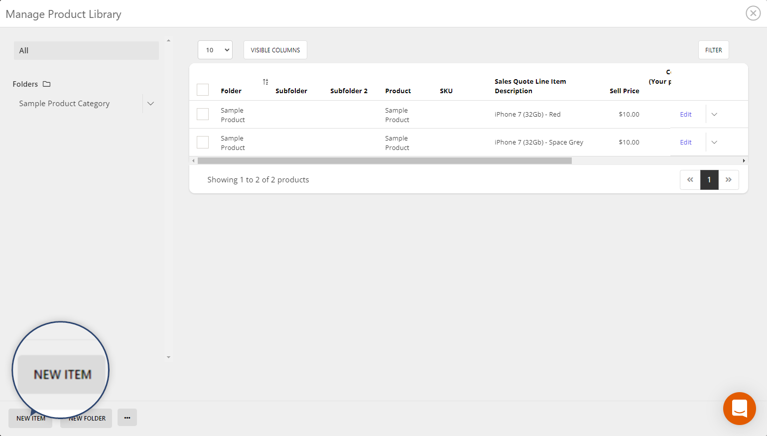 QuoteCloud - Sales Quote, Sales Proposal and Contracts Software - Add a Product to your Product Catalogue (Java Edition) - illustration 4750bc83-4b27-442a-9739-9925e9bd03aa