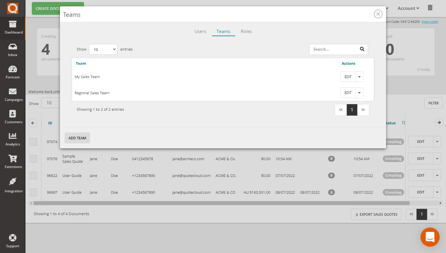 QuoteCloud - Sales Quote, Sales Proposal and Contracts Software - Assigning/Restricting Text Library Categories to Teams (Java Edition) - illustration d069674e-5dda-4306-a4ff-d17ace49901d