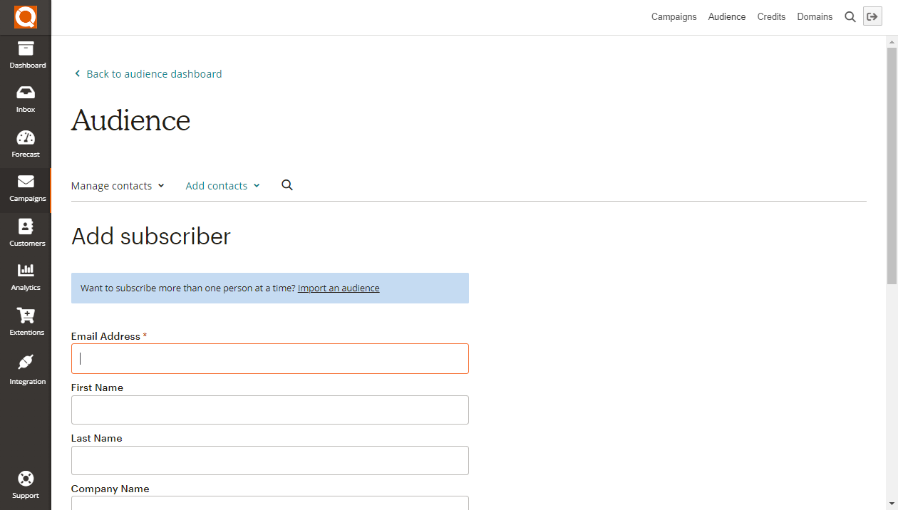 QuoteCloud - Sales Quote, Sales Proposal and Contracts Software - Email Marketing - Create an Audience (Java Edition) - illustration c33dd2a8-134a-4e11-8f96-0a4c90286aa5