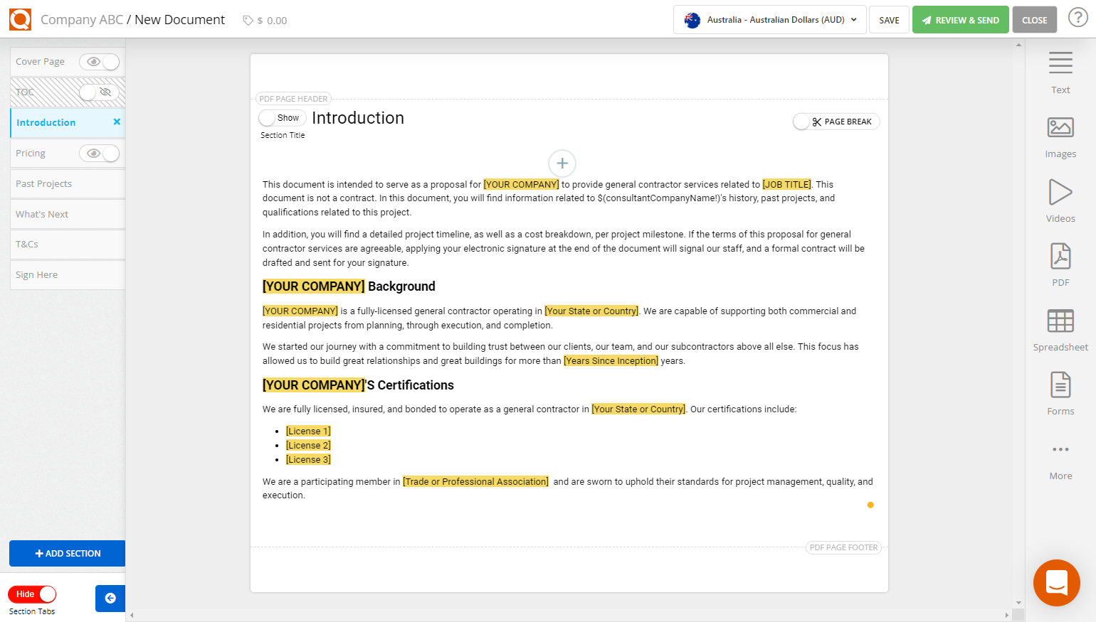 QuoteCloud - Sales Quote, Sales Proposal and Contracts Software - Previewing & Sending Sales Quotes (Java Edition) - illustration 65af2d15-e2d8-4b0b-8853-37cd191acca6