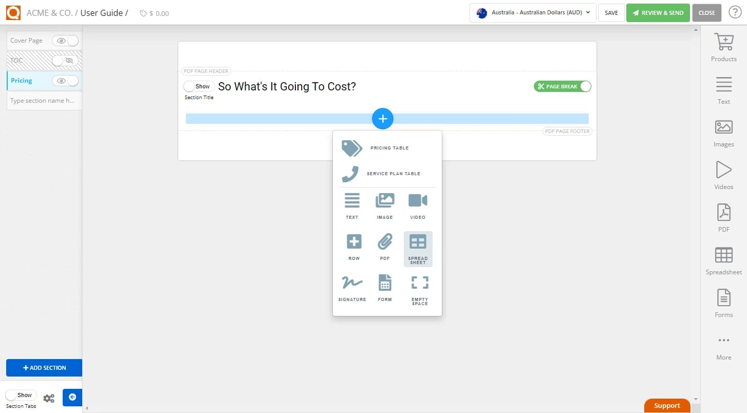QuoteCloud - Sales Quote, Sales Proposal and Contracts Software - Getting Values from a Spreadsheet to use as a Price in a Price Table (Java Edition) - illustration 47b4c196-e130-43b6-a789-4409e28f1da1