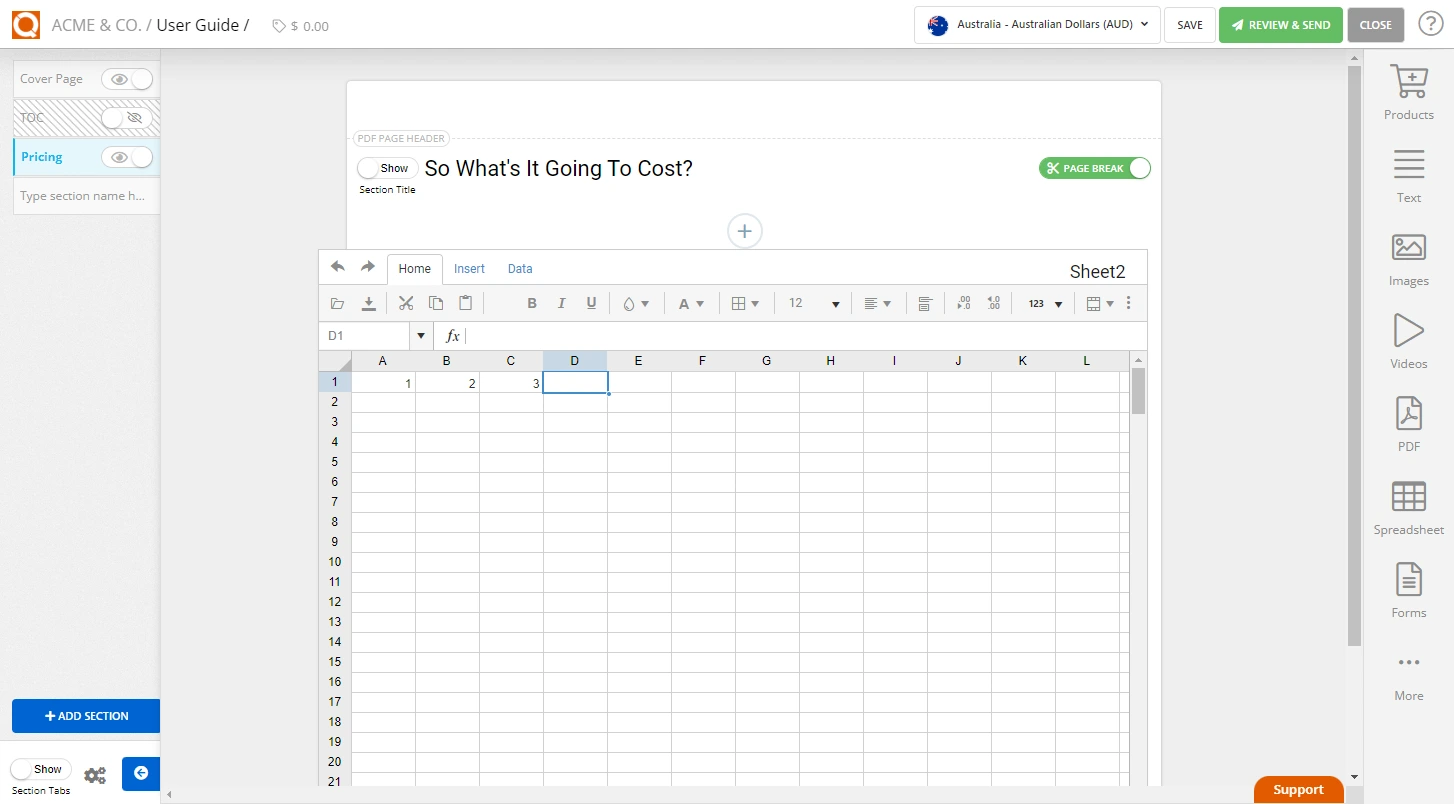 QuoteCloud - Sales Quote, Sales Proposal and Contracts Software - Getting Values from a Spreadsheet to use as a Price in a Price Table (Java Edition) - illustration ac469708-d6c3-4dcd-b076-c110b4efb6da