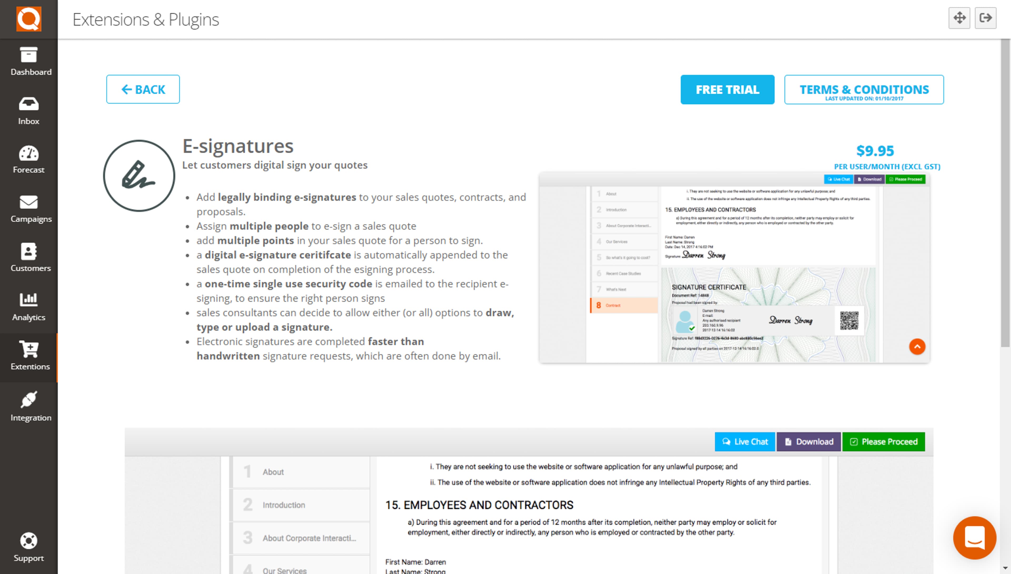QuoteCloud - Sales Quote, Sales Proposal and Contracts Software - QuoteCloud e-Signatures (Java Edition) - illustration cb120e62-bc5d-4677-beb6-d6bb5473912a