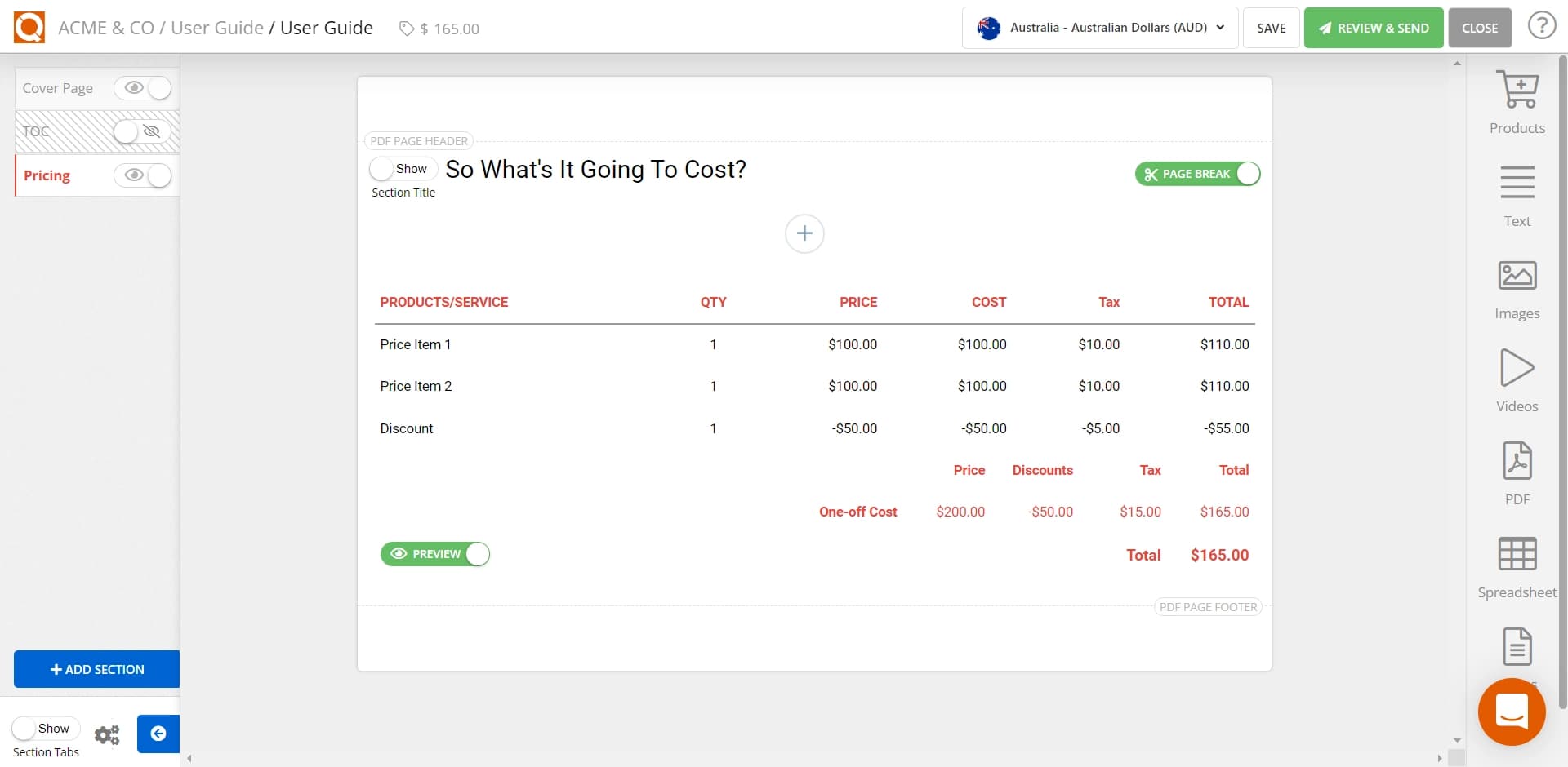 QuoteCloud - Sales Quote, Sales Proposal and Contracts Software - Add a Discount to a Price Table (Java Edition) - illustration 54be0b49-3254-4022-b4af-53ca51f02264