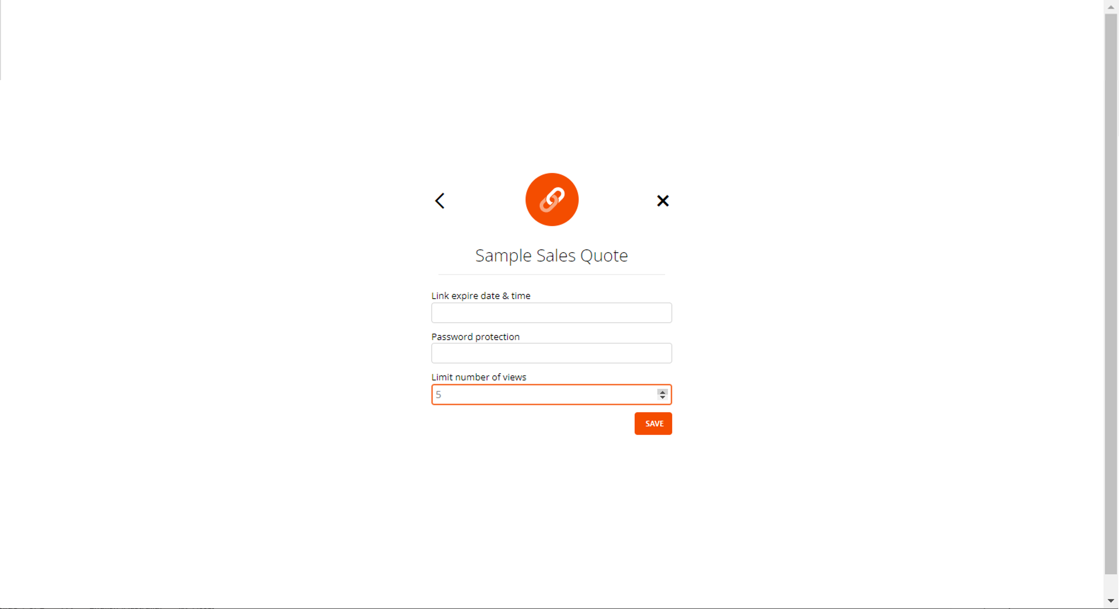 QuoteCloud - Sales Quote, Sales Proposal and Contracts Software - How To Set A Limit To The Number Of Times A Sales Quote Can Be Viewed By A Customer (Java Edition) - illustration 06556154-015d-41d6-b225-a66ce68f12b2