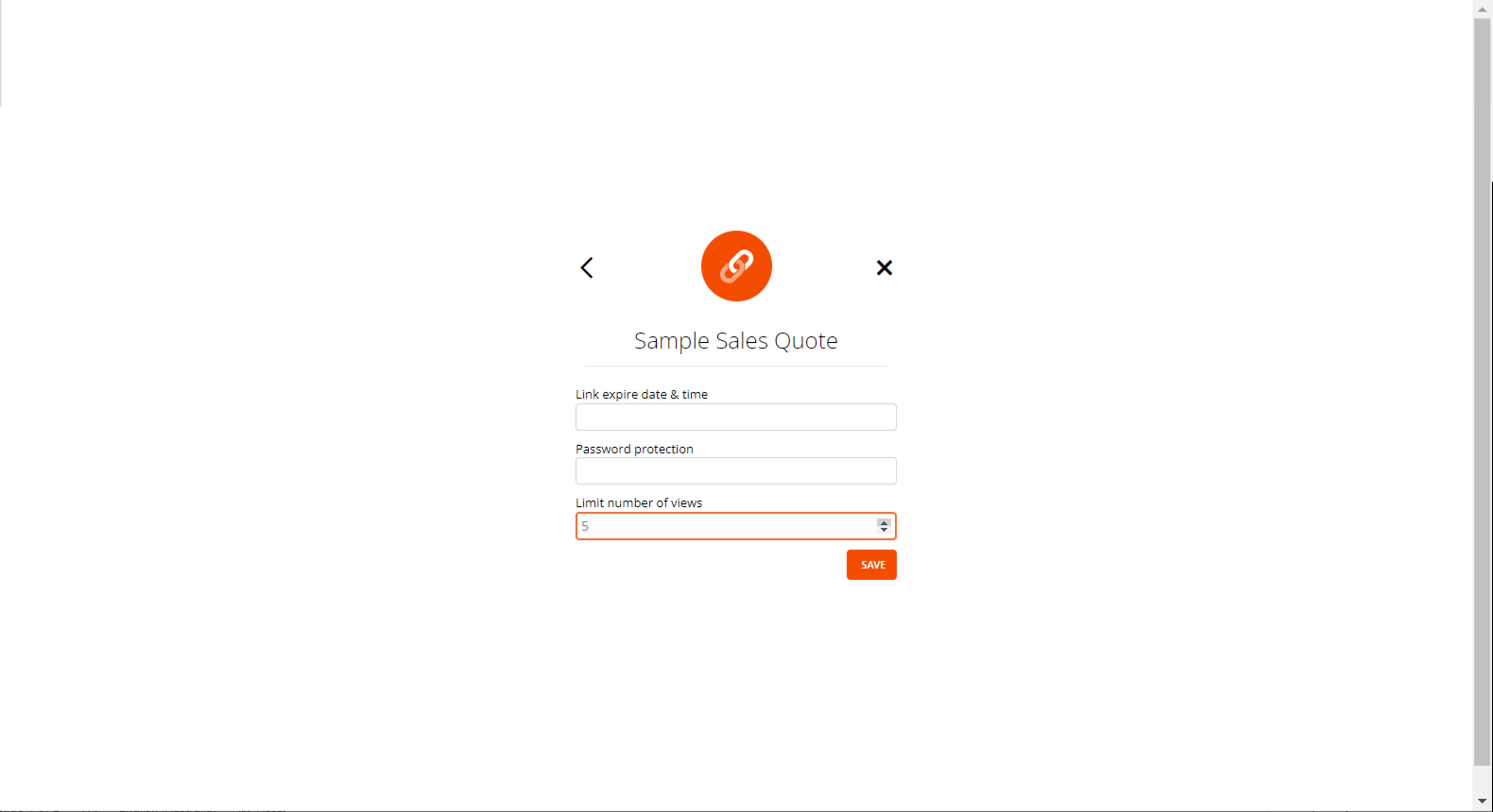 QuoteCloud - Sales Quote, Sales Proposal and Contracts Software - How To Set A Limit To The Number Of Times A Sales Quote Can Be Viewed By A Customer (Java Edition) - illustration 06556154-015d-41d6-b225-a66ce68f12b2