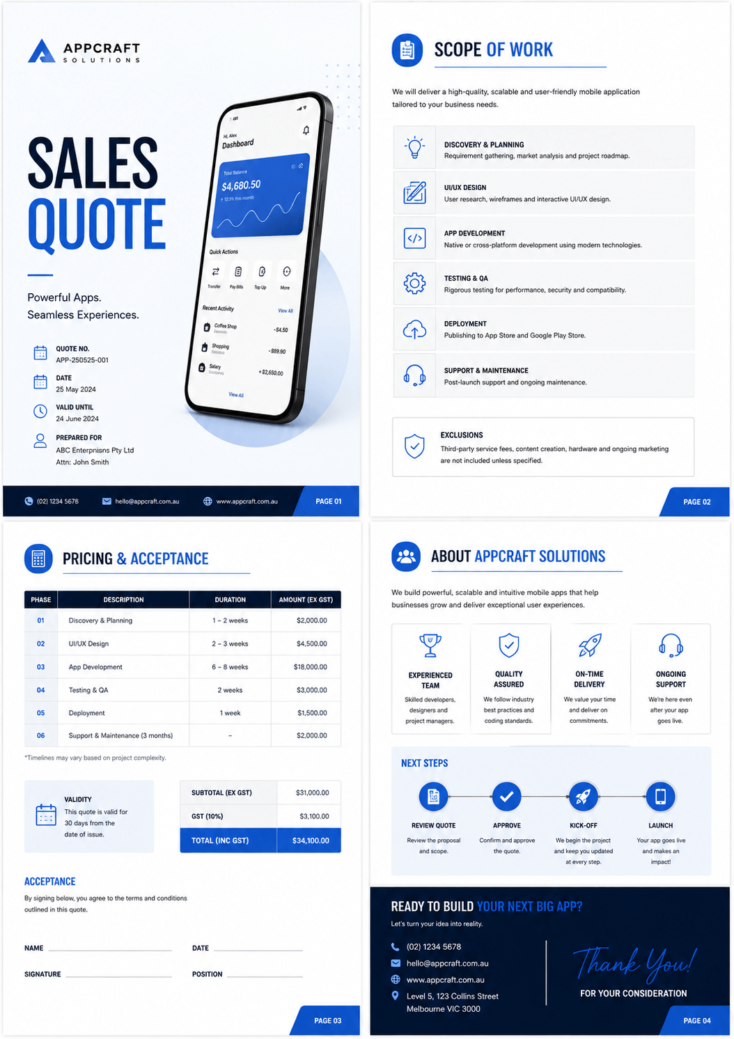 QuoteCloud - Sales Quote, Sales Proposal and Contracts Software - Quoting Software - illustration 647954ab-4159-4799-8312-ec1df334cf9e