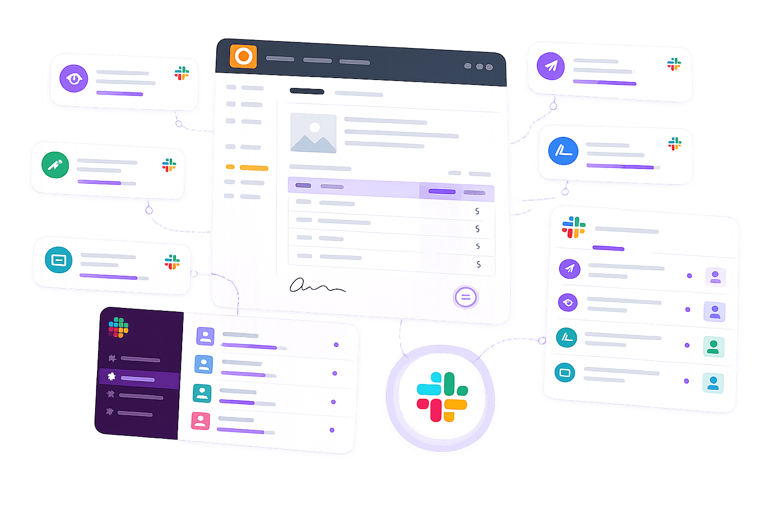 QuoteCloud - Sales Quote, Sales Proposal and Contracts Software - Slack with QuoteCloud - illustration 3617e7f8-d242-4820-838a-6b0a4ca58796