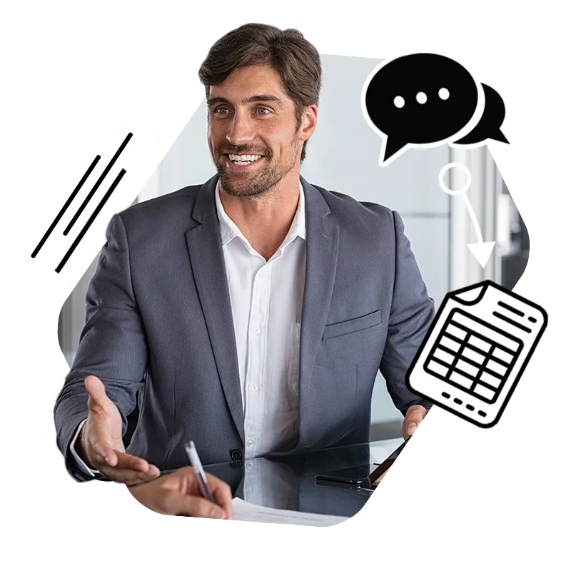 QuoteCloud - Sales Quote, Sales Proposal and Contracts Software - Home - illustration ab54fe5f-97ba-4b53-b83d-c904ae882e29